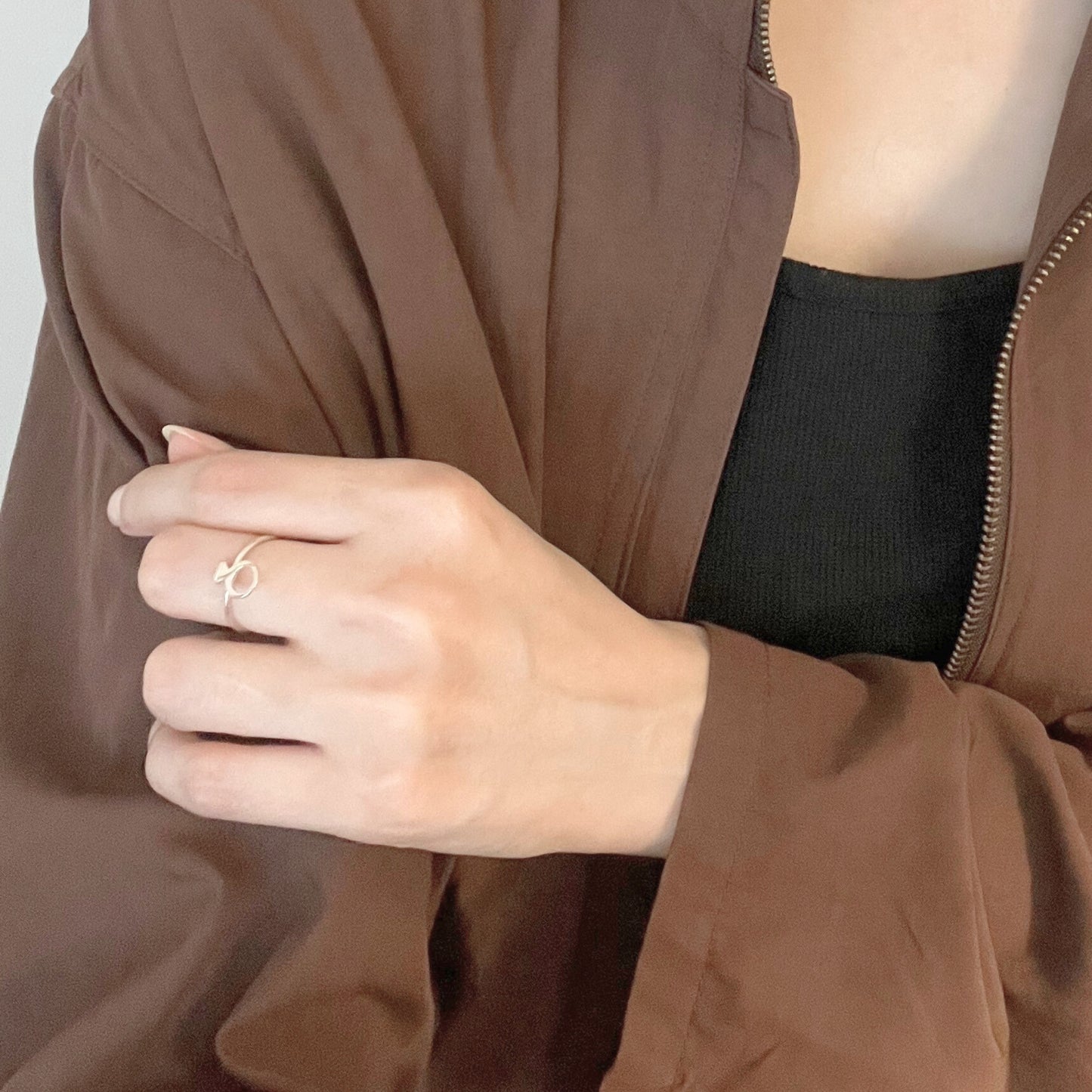 【Mimi Ring】ダイヤモンドモチーフ リング