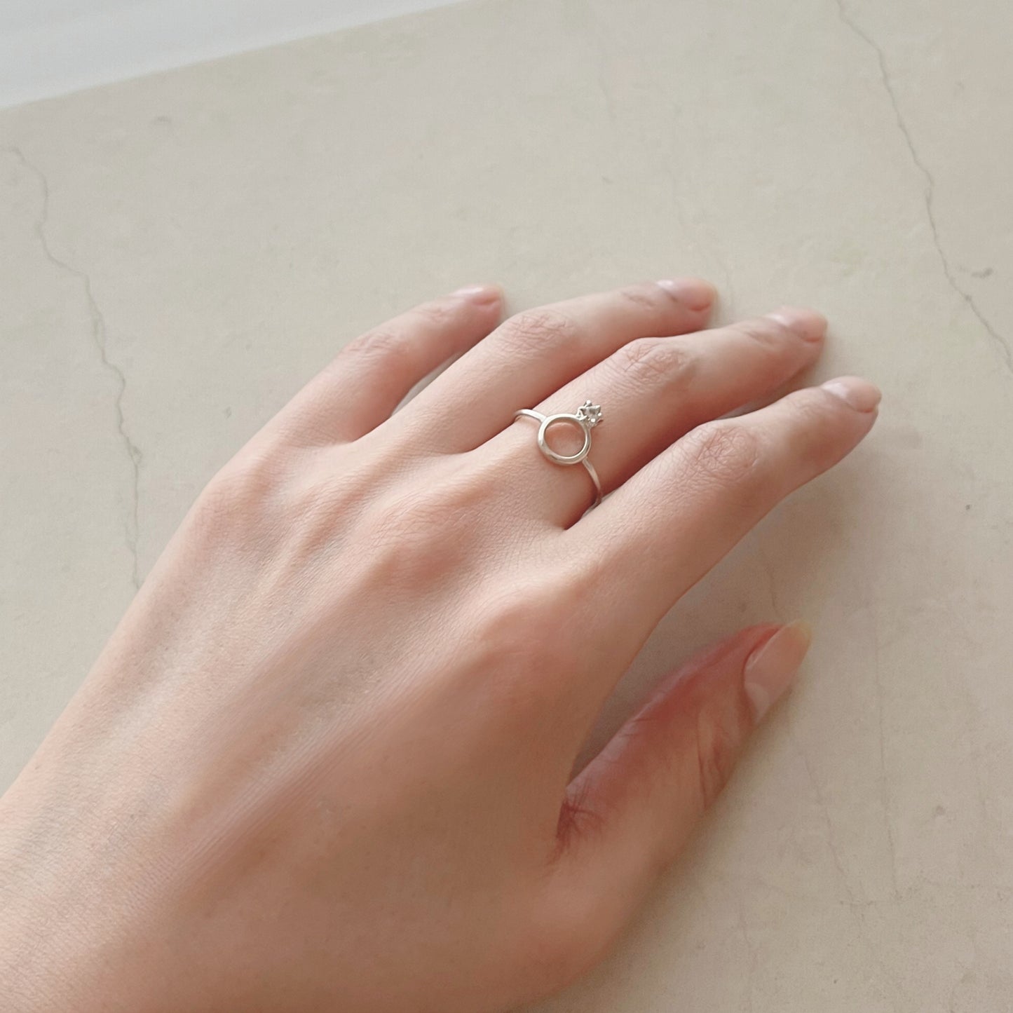 【Mimi Ring】六本爪正面ベビーリング リング