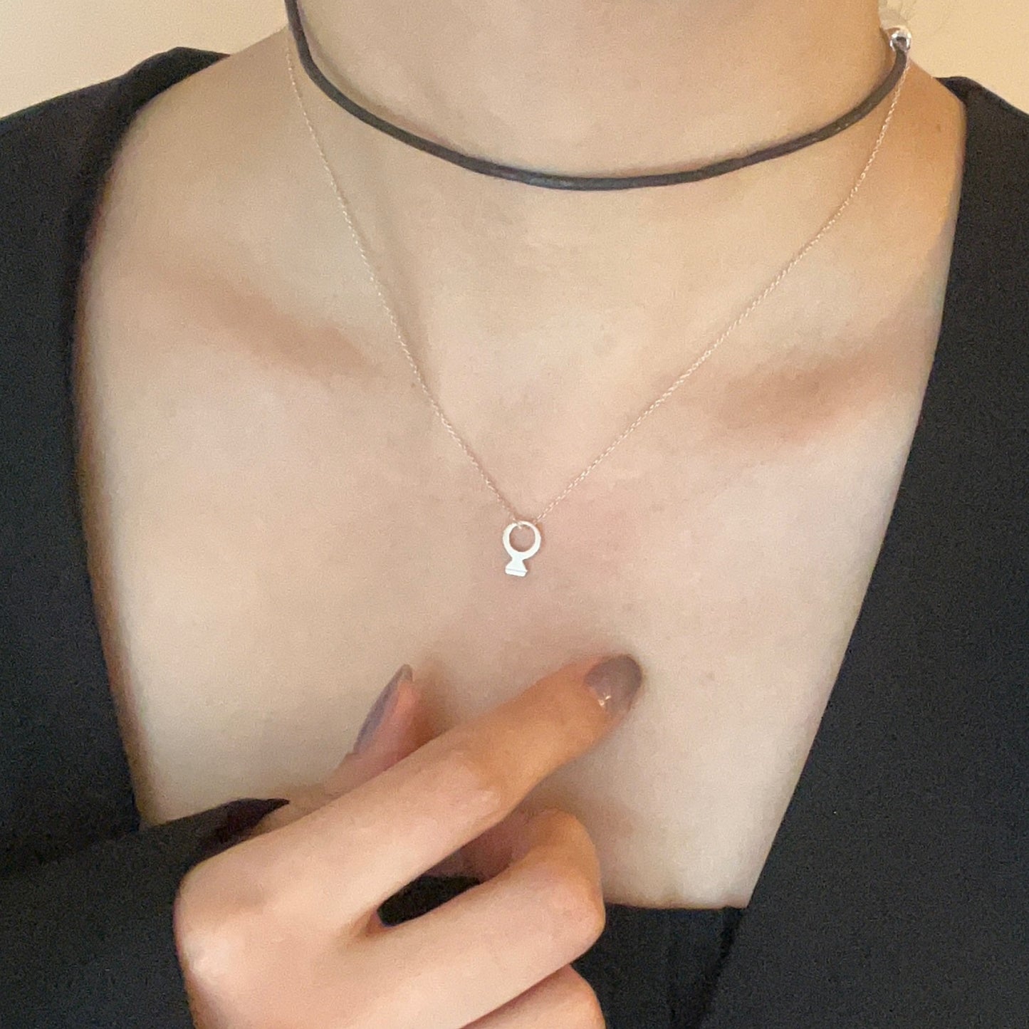 【Mimi Ring】ダイヤモンドモチーフ ネックレス