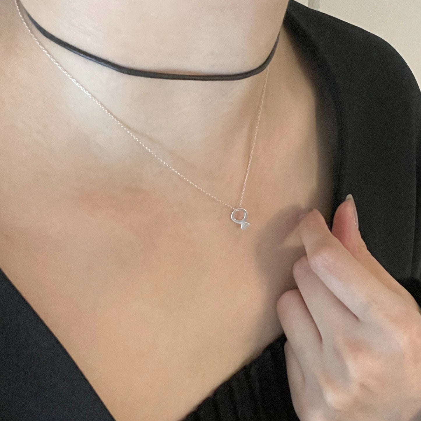 【Mimi Ring】ダイヤモンドモチーフ ネックレス