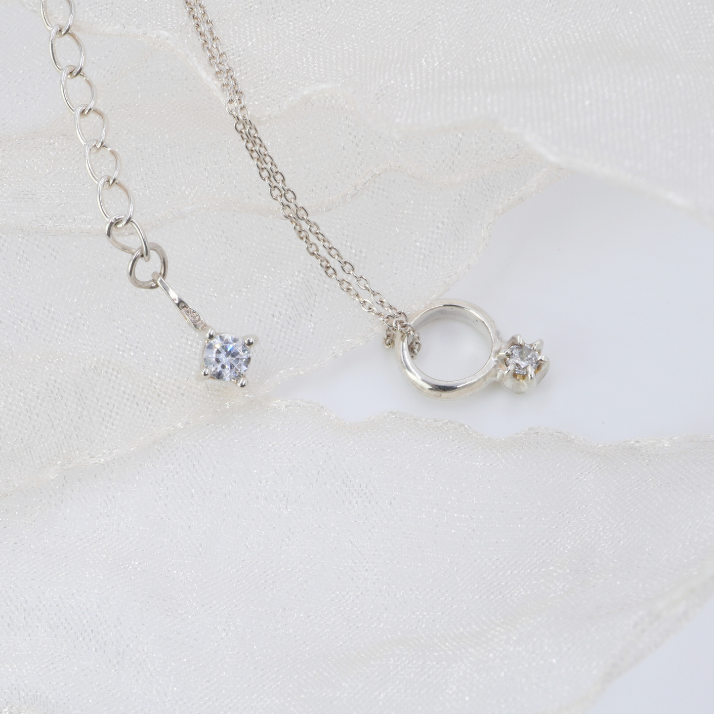 【Mimi Ring】六本爪正面ベビーリング ネックレス