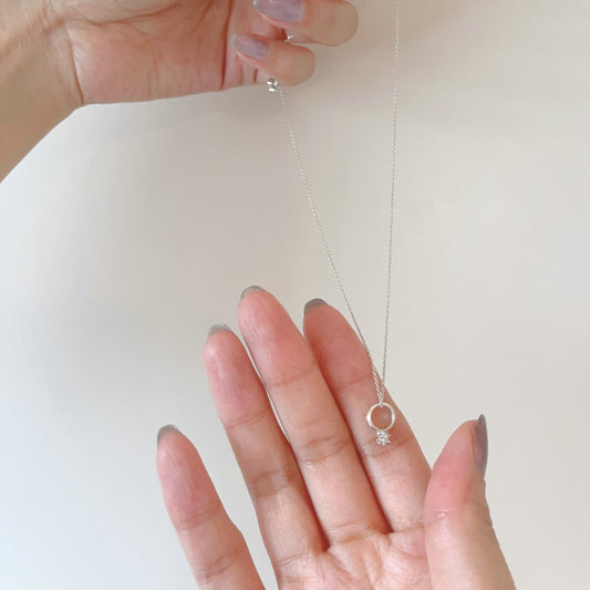 【Mimi Ring】六本爪正面ベビーリング ネックレス