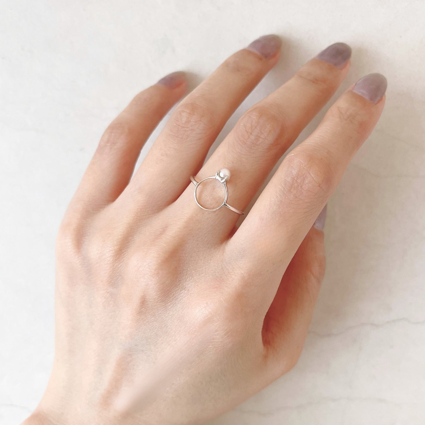 【Mimi Ring】パールベビーリング リング