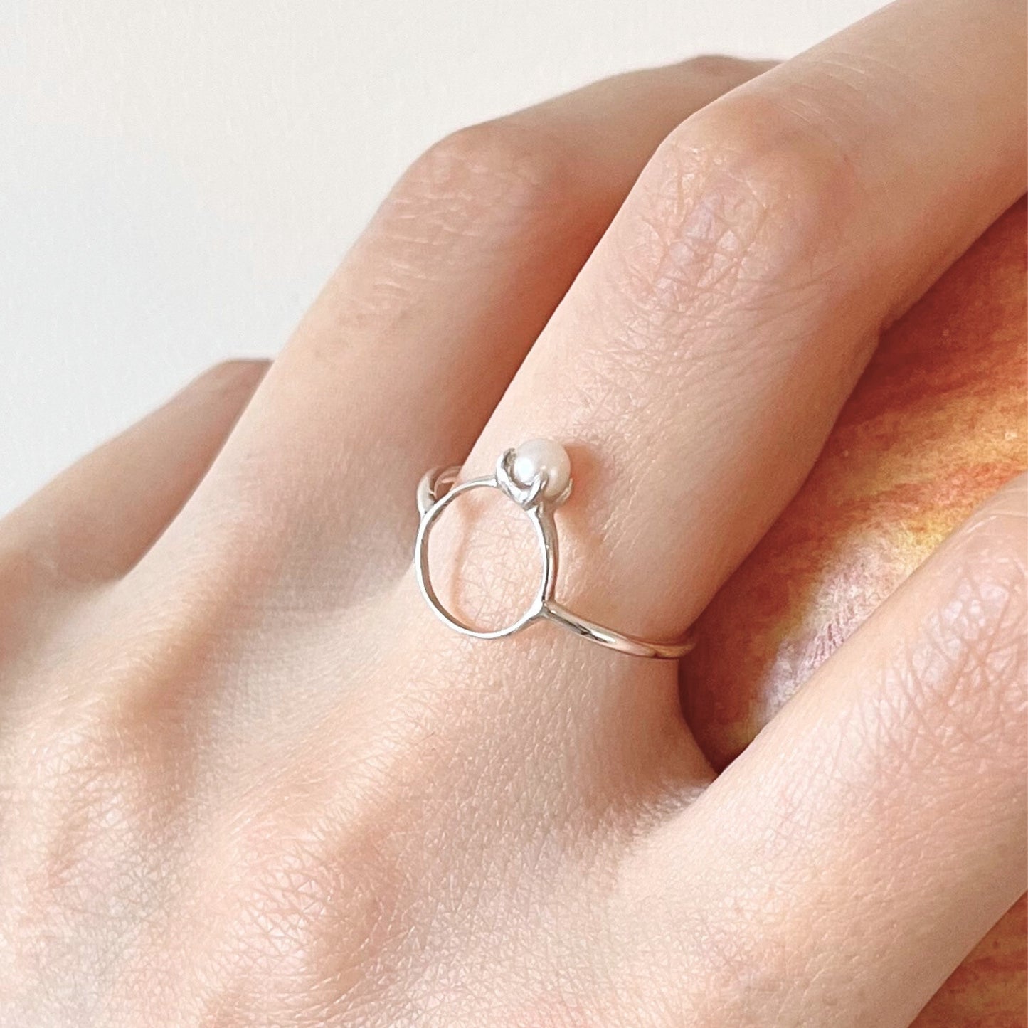 【Mimi Ring】パールベビーリング リング