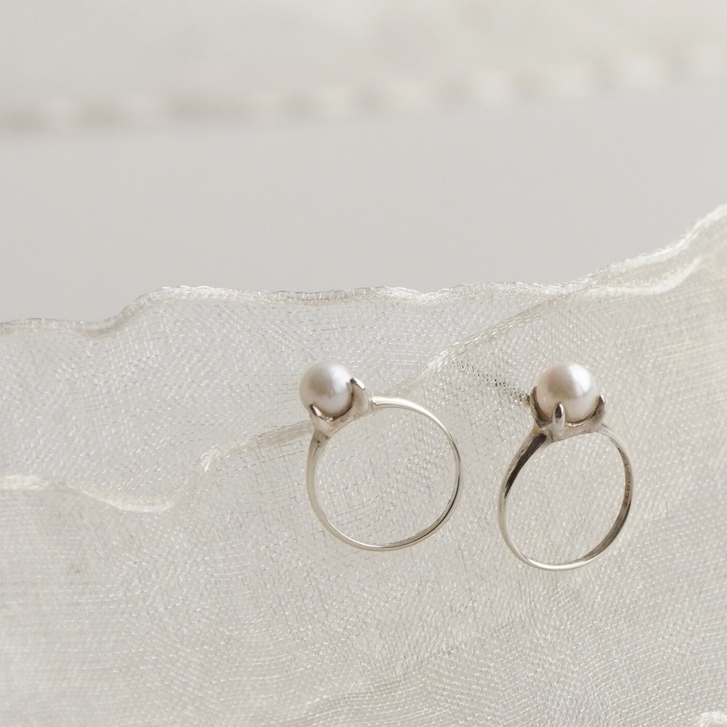 【Mimi Ring】パールベビーリング ピアス