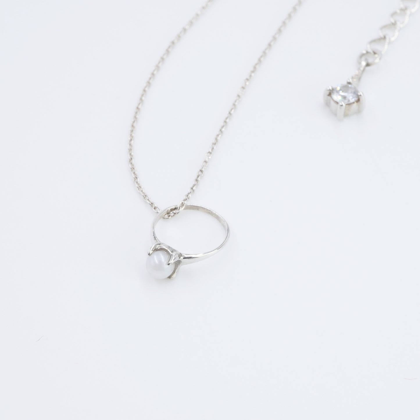 【Mimi Ring】パールベビーリング ネックレス