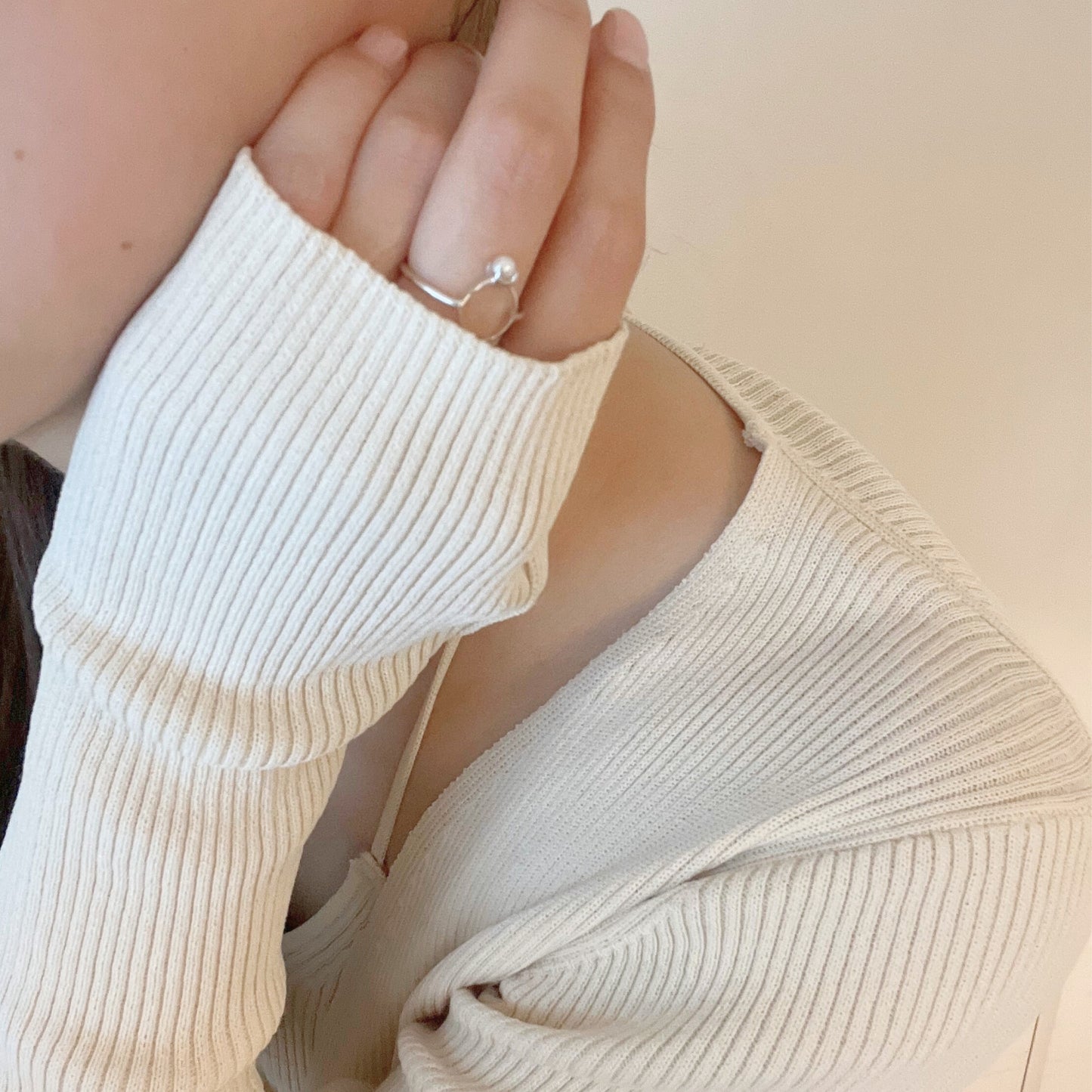 【Mimi Ring】パールベビーリング リング