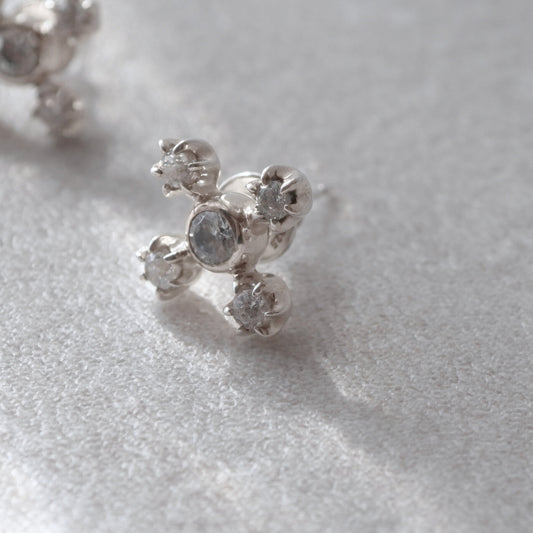 六本立爪 クロスピアス