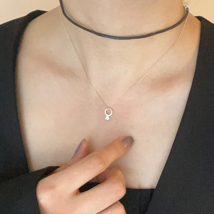 【Mimi Ring】ダイヤモンドモチーフ　ネックレス