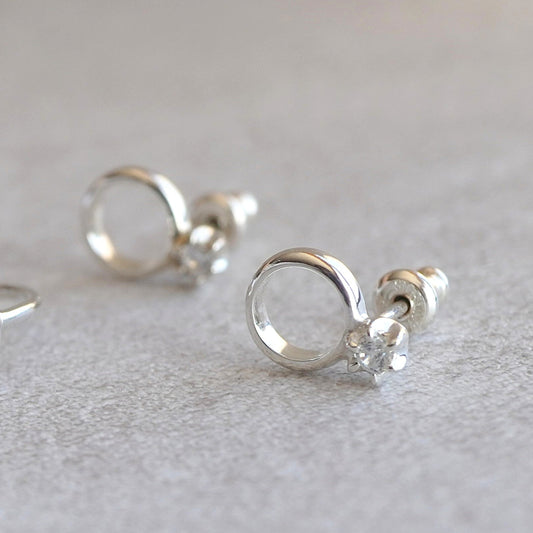 【Mimi Ring】六本爪正面ベビーリング　ピアス