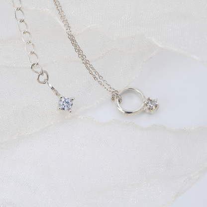 【Mimi Ring】六本爪正面ベビーリング　ネックレス