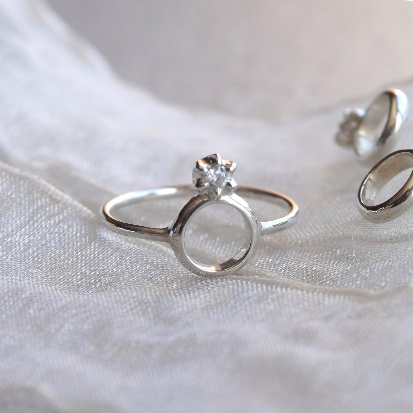 【Mimi Ring】六本爪正面ベビーリング　リング