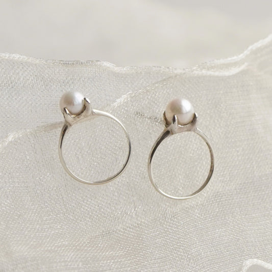 【Mimi Ring】パールベビーリング　ピアス