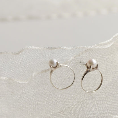 【Mimi Ring】パールベビーリング　ピアス